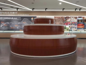 冷水江展览展示柜案例